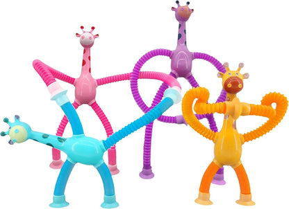 Telescopic Giraffe Suction Cup Toy